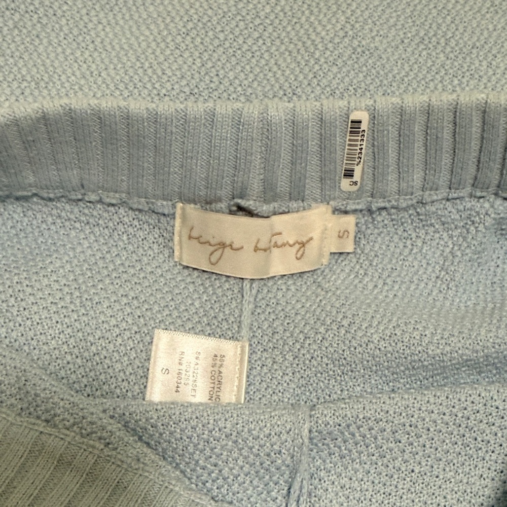 Women's Light Blue Knit Set - Picture 4 of 4